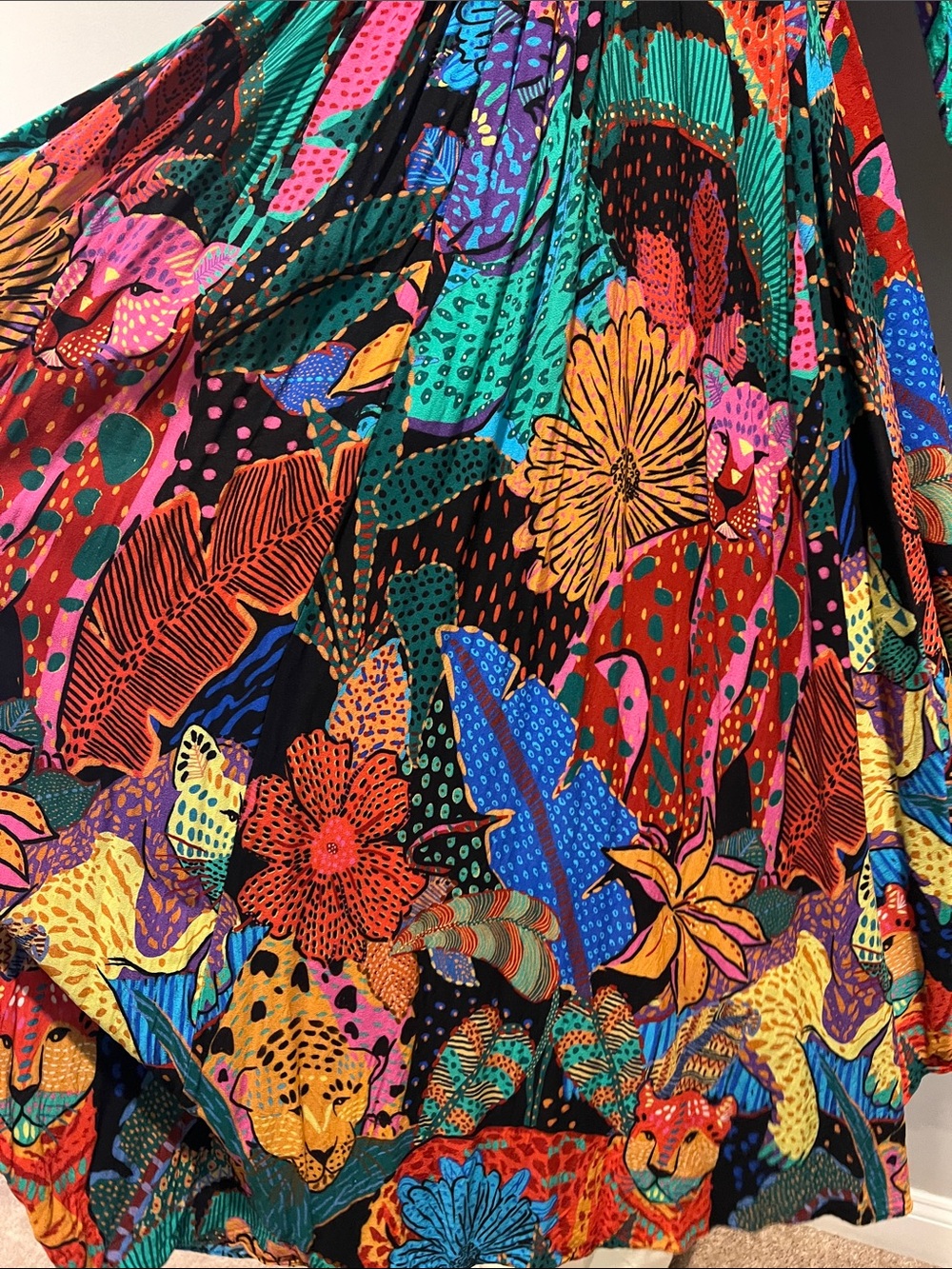 FARM Rio Vibrant Multicolor Floral-Print Maxi Dress - Picture 4 of 4